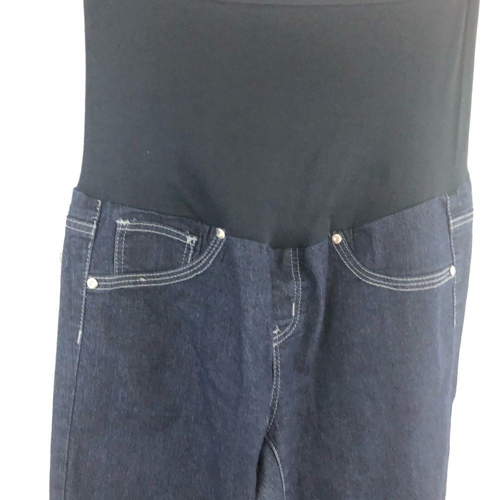 Bella Vida Blue Maternity Pants Jeans size L - Picture 3 of 6